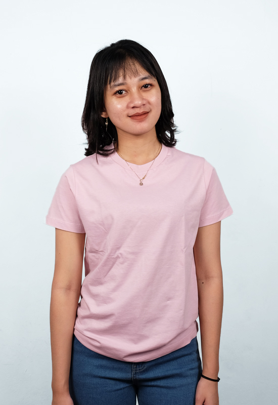 Kaos Polos Wanita Merk FGTEX - Lavender