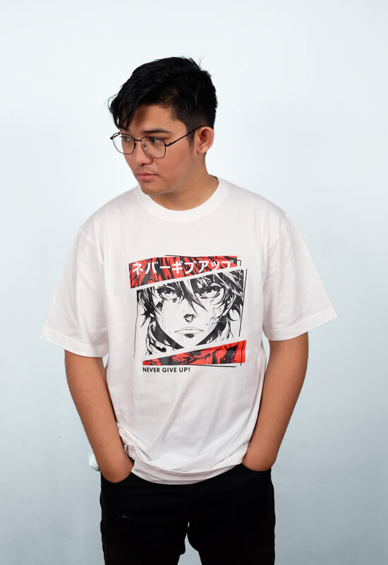 Kaos Print Anime 2 - White